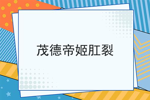茂德帝姬肛裂