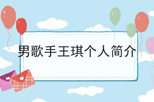 男歌手王琪个人简介
