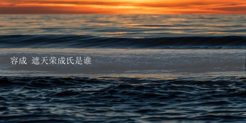 容成 遮天荣成氏是谁-17攻略