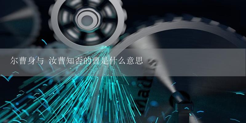 尔曹身与 汝曹知否的曹是什么意思-17攻略