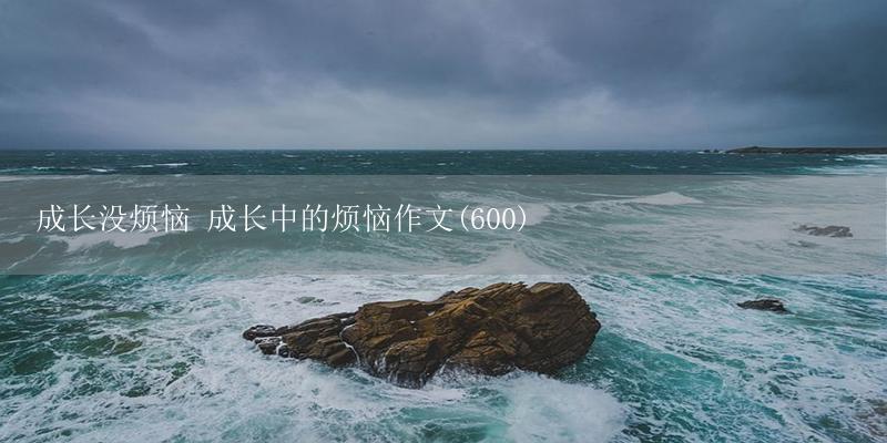 成长没烦恼 成长中的烦恼作文(600)-17攻略