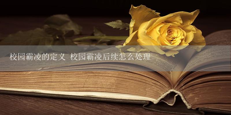 校园霸凌的定义 校园霸凌后续怎么处理-17攻略