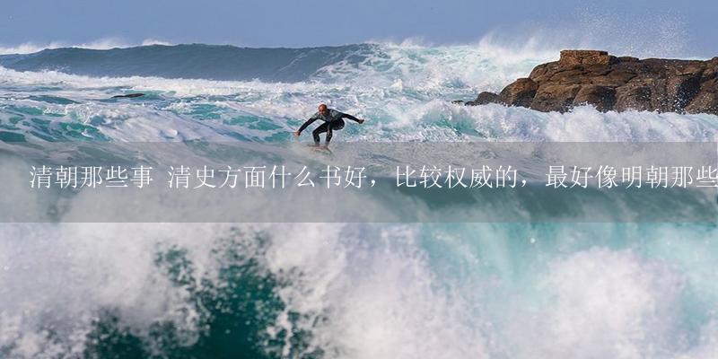 清朝那些事 清史方面什么书好,比较权威的,最好像明朝那些事好看的-17攻略