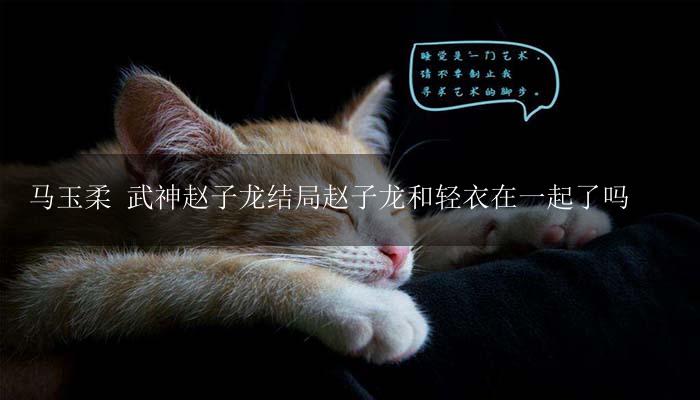 马玉柔 武神赵子龙结局赵子龙和轻衣在一起了吗-17攻略