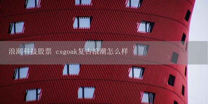浪潮科技股票 csgoak复古浪潮怎么样-17攻略